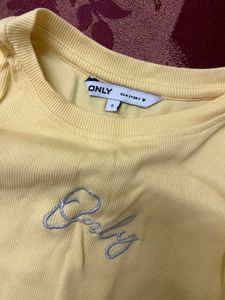 Light Yellow "Only" T-Shirt