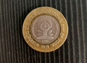 International Day Of Yoga Coin