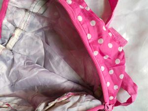 Cute Pink Polka Dot Crossbody Bag