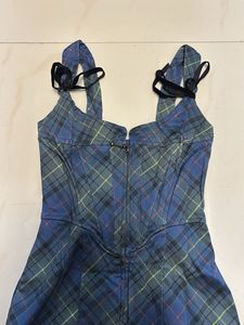 Tartan Plaid Corset Mini Dress🍓