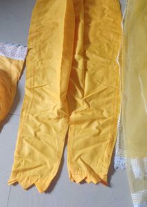 Elegant Yellow Kurta Set with Dupatta
