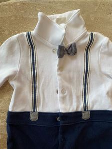 Adorable Baby Boy Bowtie Romper