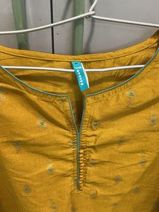 Elegant Mustard Kurta Set