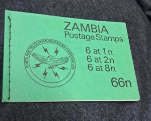 Zambia mint Postage Stamps in mini book