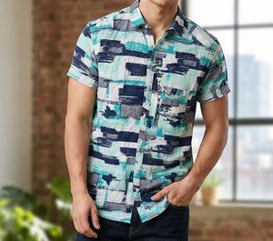 Men's Short Sleeve Printed Shirt