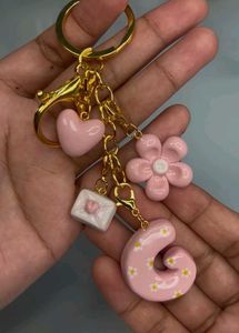 Name Initial Personalized Bagcharms | Keychains