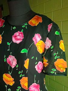 Floral Pleated Mini Dress