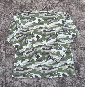 Camouflage Long Sleeve Top