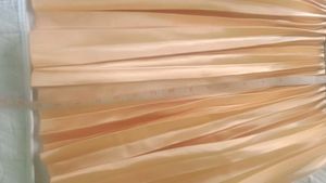 Elegant Pleated golden Skirt