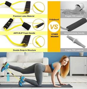 Yoga Tube Band - 6.8kg (15lbs) Figure 8 Shaped