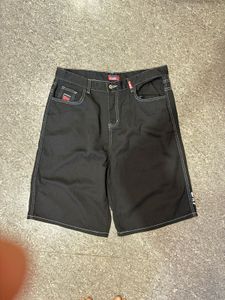 jnco Black Denim jorts