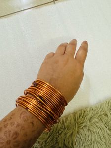 Set of Copper traditional bihari bangles