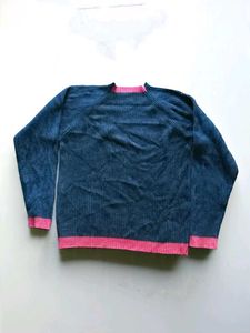 Navy Blue Sweater For Mens
