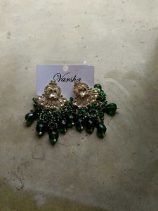 Elegant Emerald Dangle Earrings