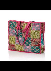 Boho Patchwork Tote Bag
