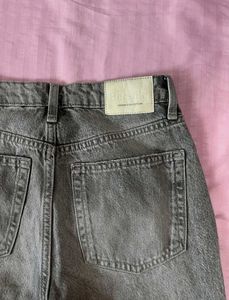 Grey Washed Denim Jeans
