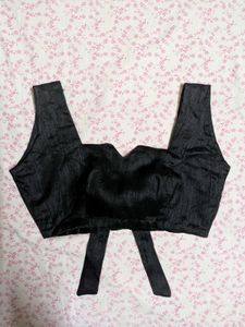 Chic Black Bow Blouse