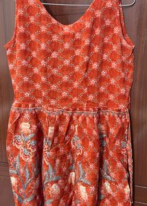 Boho Floral Print Dress