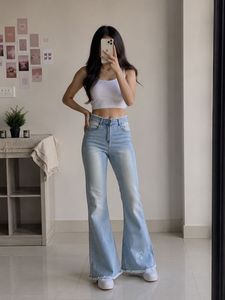Light Wash Flare Jeans