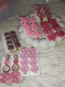 Pink Hair Clip Set of 2 pairs