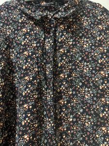 Chic Printed Shirt Dress