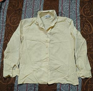 Vintage Bartony Yellow Button-Up Shirt