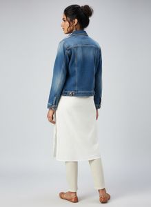 Blue Denim Jacket for baby girl