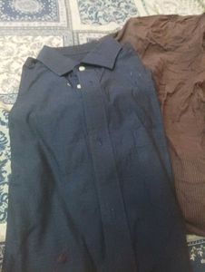 Men's Classic Blue & Brown Shirts