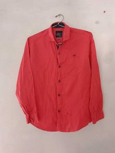 Men's Red Casual Shirt