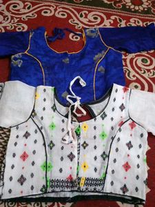 combo 2 jamdani work ready blouse