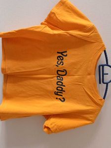 Yellow Crop Tshirt