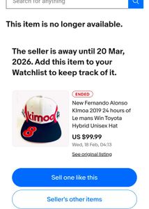 Fernando Alonso Kimoa 2019 Le Mans Cap
