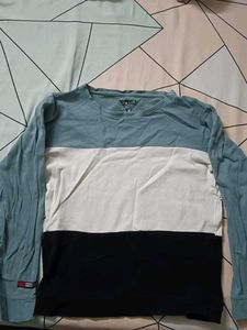 Color Block Long Sleeve Top
