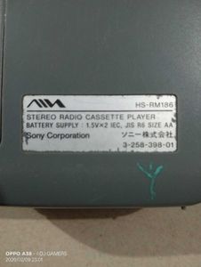 AIWA HS-RM186 Cassette Player not checked