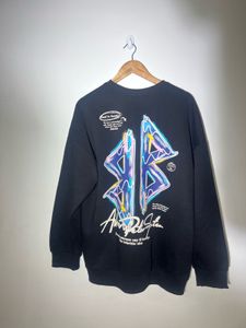 Black Graphic Sweatshirt XXL