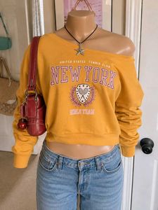 Yellow "New York Girls Team" Sweatshirt