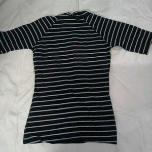 Black And White Striped Shirt