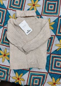 Cozy Beige Knit Sweater