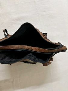 Patchwork Leather Hobo Bag