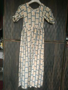 Vintage-Style Printed kurti with plazo