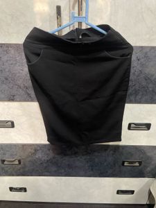 Classic Black Pencil Skirt