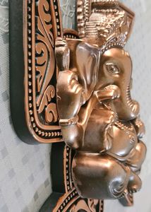 Glorious Ganesha on a Swastik - Wall hanging