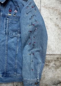 Vintage 90s Disney Embroidered Denim Jacket
