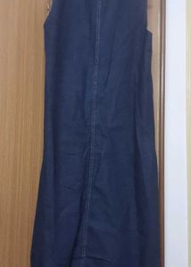 Sleeveless Denim Maxi Dress