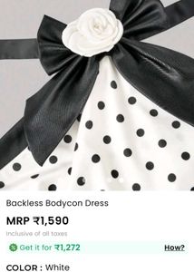 Savana Polka Dot Dress with Bow