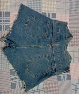 Korean Denim Skorts