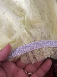 Beautiful Yellow Embroidered Skirt