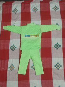 Green Wool Baby Winter Wear