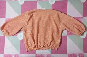 Embroidered Ruffle Blouse