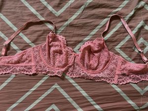 Pink Lace Bralette By La Vie En Rose